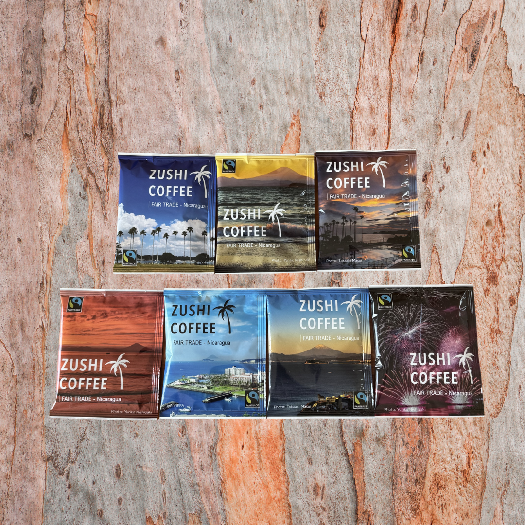 ZUSHI FAIR TRADE COFFEE - ニカラグア産ドリップコーヒー 5個セット