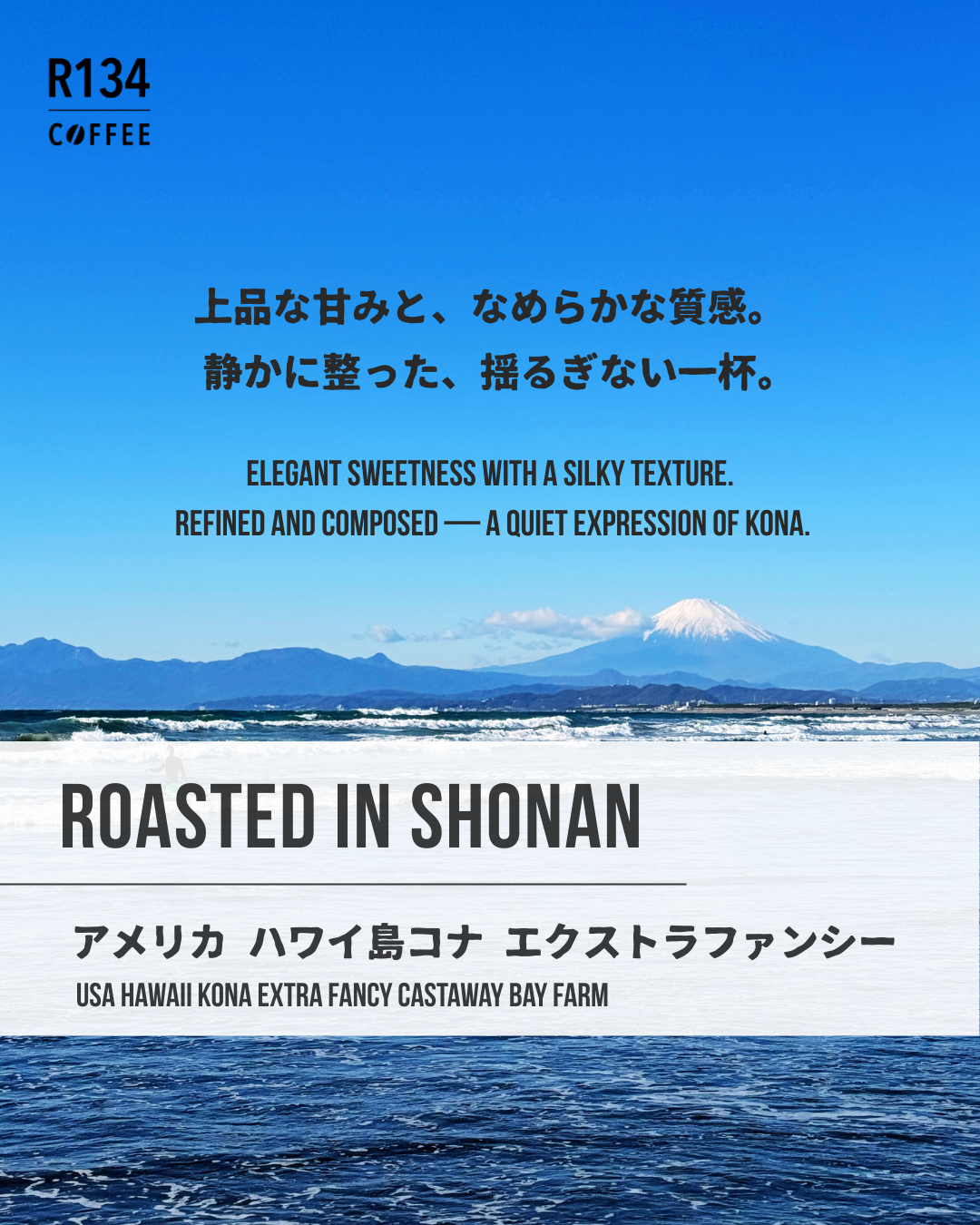 アメリカ ハワイ島コナ エクストラファンシー 100g